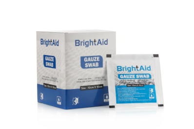 Bright Aid Sterile Gauze Swabs